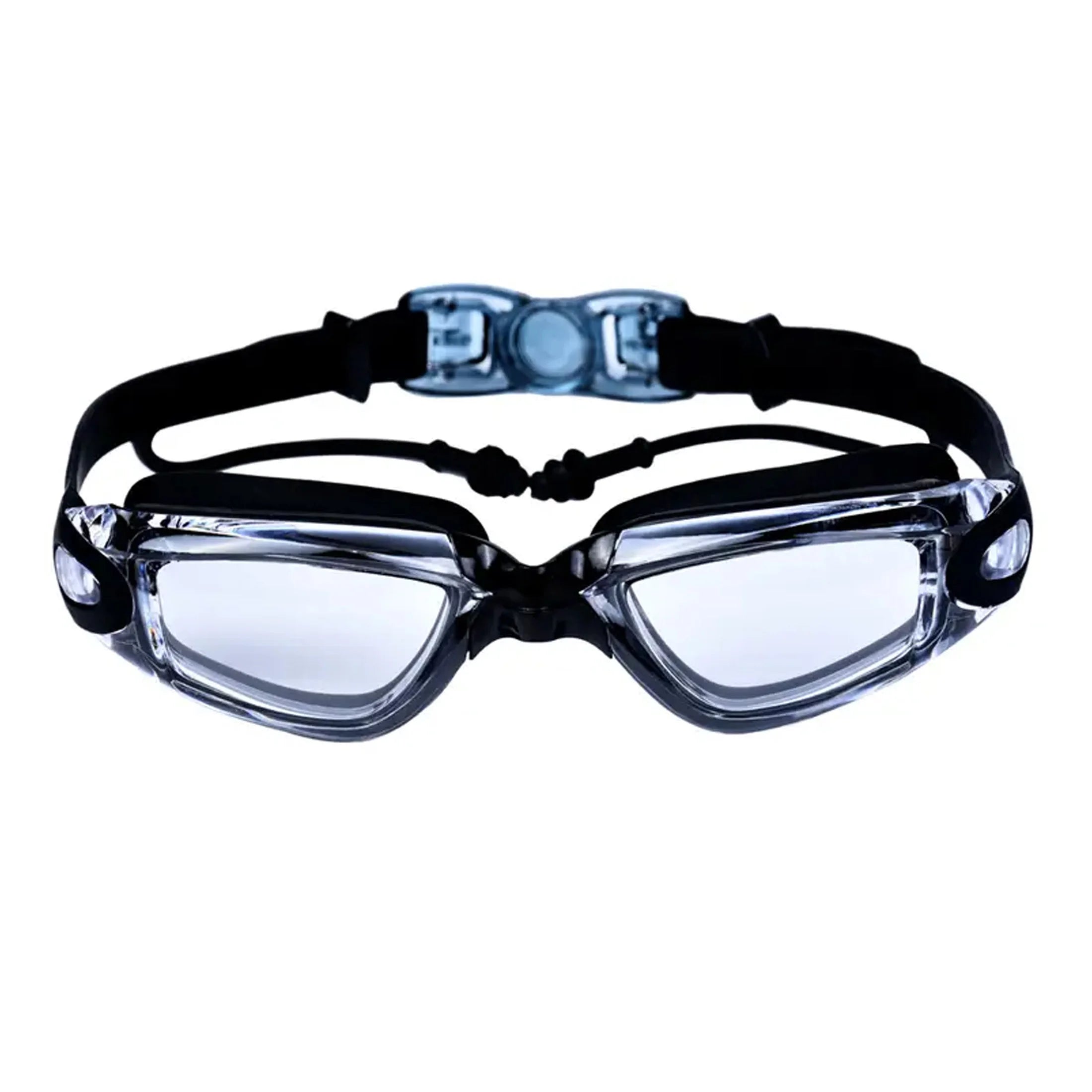 1Pc Adult Swimming Goggles Hd Swimming Goggles Non-Eye-Proof Silicone Earplugs Large Frame Anti-Fog Professional Waterproof Waterproof Ear Protection