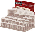 Felt Furniture Pads for Hardwood Floors -261 Pcs Premium Floor Protectors for Furniture, Felt Pads for Chair Legs, Beige